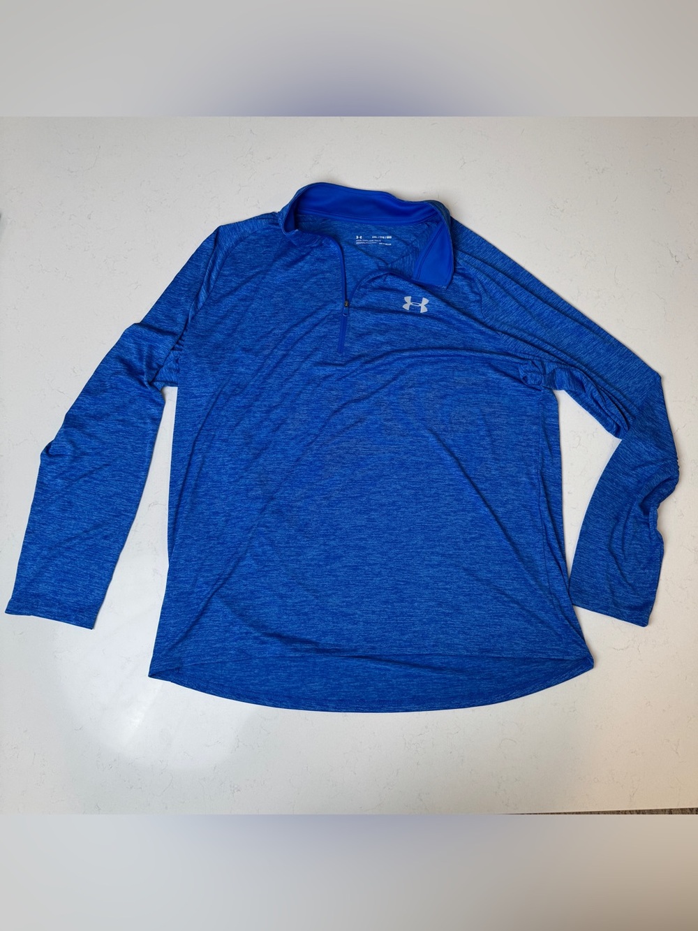 Under Armour Men’s Royal Blue Long-Sleeve 1/4 Zip Pullover